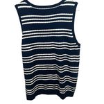 Croft & Barrow  Navy and White Striped Tank Top Photo 1