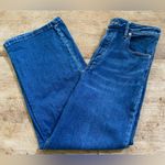 Free People  Women’s Sz 27 Wales Wide Leg‎ High Waisted Cropped Jeans Photo 3