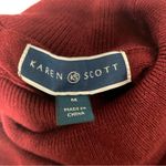 Karen Scott  Burgundy Turtleneck Sweater - Size Medium Photo 3