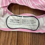 BCBGeneration PINK Seeing Stripes Front Tie High-Waist Bikini Bottoms Small NWT Photo 6