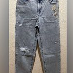 Inc international  Concepts Women’s Mid Rise Embroidered Boyfriend Jeans Blue 6 Photo 6