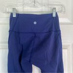 Lululemon  Leggings Size 4 Mesh Criss Cross Navy Blue Photo 5