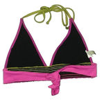 Becca  Rebecca Virtue Sunrise Color Block Banded Halter Top Bikini Size S Small Photo 1