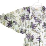 NEW ByTimo Wallpaper Floral Chiffon Mini Dress Size XXS Blue Photo 7