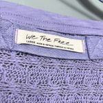 We The Free  Thien's Hacci Sweater Long Sleeve Top Periwinkle Purple Women’s L Photo 4