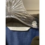 Soft Surroundings  Icon Urbina Dress Womens Large Blue Shirt Midi Contrast Trim Photo 3