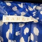 Karlie  Royal Blue with Shimmer Blouse Photo 3