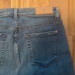 7 For All Mankind Seven For All Mankind flare high waist slim kick sequin distressed hem jeans Photo 8