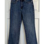 Risen  Jeans Womens 27 (Sz 5) Blue Straight Leg Frayed Hem Crop RDP1207 Exc. Cond Photo 0