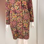 Unbranded 1960s Floral Tapestry Swing Coat | small/medium Pink Photo 2