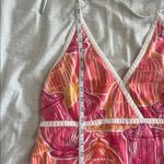 Lilly Pulitzer Halter Dress Y2K Womens Size 10 Coral Pink Photo 6