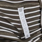 Scorpio Sol  Striped Workout Athletic Full Length High Waist Leggings Medium Photo 4