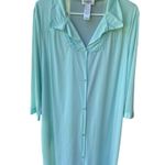 Vanity Fair Vintage  has Mint-Green Button-Up Nightgown Medium Photo 0