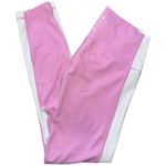 Wilo Women’s Size M Lavender Pink Dusty Rose White Colorblock Leggings Size M Photo 0