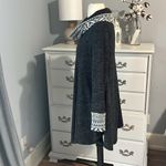 Bellamie  Heather Black Cowl Neck Long Sleeve Dress Shift Winter Womens XS Photo 5