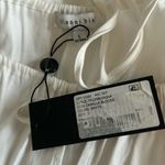 Gianni Bini Camilla Long Sleeve Pullover Woven Linen Blouse, White, Large, NWT Photo 9