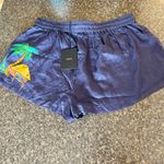 ONIA  Shorts Womens Large Navy Blue Shadown Aleen Paradise Hut New Photo 2
