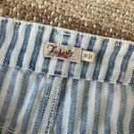 Faherty  Striped Jean Shorts Photo 2