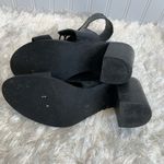 Steve Madden Nannoo Black Lace up Heel Sandals Sz 9 Photo 4