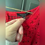 Nanette Lepore  Red Lace Top Photo 4