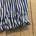 MDS Stripes Blue & White Striped Crop Top Size 0 Photo 3