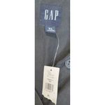 Gap Women's Top 1/4 Front Button Long Sleeve Banded Collar Blouse Blue XL NWT Photo 4