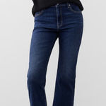 Banana Republic NEW Jeans 25 Women High Rise Crop Boot Cut Stretch Dark Wash Photo 0