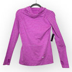 GapFit Hot Pink Stripe Performance Hoodie Athletic Running Yoga XS Photo 0