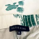 Katie Kime Fort Worth Toile Blue Green White Drawstring Waist Pajama Pants 3 XL Size 3X Photo 2