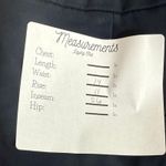 ZARA Chino Crop Trouser Dress Pant Stretch Straight Leg Pockets 6 Navy Blue Photo 8