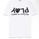 Comme des Garcons PLAY White T Photo 0