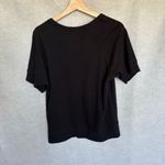 James Perse  Women's Black Short Sleeve Crew Neck T-Shirt Size 2 Photo 1