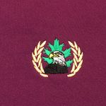 Under Armour Loose Fit Plum Purple Tennis Track Full Zip Eagle Jacket Womens M. Photo 2