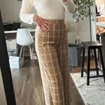 VICI Neutral & White Tonal Business Casual Pants Photo 1