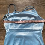 NWT Charcoal Baby Blue Spaghetti Strap One Wish Maxi Dress 6 Photo 2
