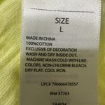 Rafaella  100% Cotton‎ Tie Neckline Tank Top - sz L Photo 5