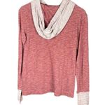 Rei Co-op REI Woman’s Casual Lightweight Long Sleeve Red Hooded Pullover Size Small Photo 5