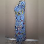 Love j  Blue Floral Dress WRAP SZ-1X Photo 5
