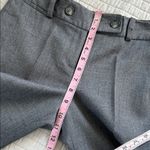 Ann Taylor Vtg Y2K low mid gray wool wide straight loose leg trousers pants 0 Photo 7