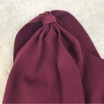 Dress the Population  TIffany Burgundy One Shoulder Midi Dress Cocktail Party New Photo 6