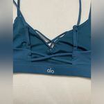 Alo Yoga NWOT  Interlace Sports Bra Legion Blue Size S Photo 5