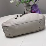 B. Makowsky Cream Buttery Leather Shoulder Bag Photo 4