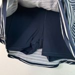 Athleta  Stealth Navy Striped Tennis Skirt Skort Photo 5