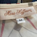 Mara Hoffman  silk wrap style geometric red accents Long Sleeve mini Dress Photo 3