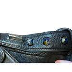 Salvatore Ferragamo brown leather shoulder bag beaded accents  pebbled finish Photo 13