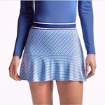 Peter Millar Francoise Court Skort Blue Geometric Print Size M – New Photo 0