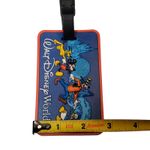 Disney VTG Walt World Parks Resorts Fab Four Mickey Rubber Luggage Tag Photo 3