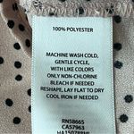 Halogen  Pink Polka Dot Tunic Blouse Women’s 1 | Soft Lightweight Boho Chic Retro Photo 9