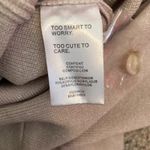 WAYF New 99$  Romper Sand Beige Knit Long-Sleeve Buttoned Collared | M Photo 6