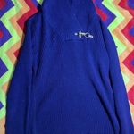 RALPH LAUREN Black Label Womens L Long Sleeve Royal Purple Knit Pullover Sweater Size L Photo 0